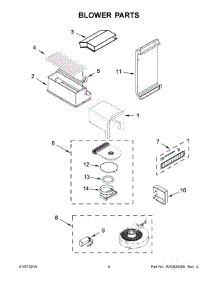 05 - Blower Parts parts for Maytag Range JDS1750EP0 from AppliancePartsPros.com