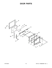06 - Door Parts parts for Maytag Range JDS1750EP0 from AppliancePartsPros.com