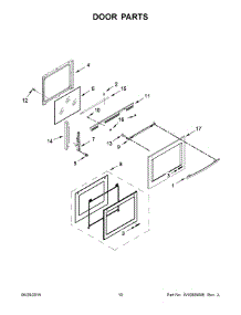 06 - Door Parts parts for Maytag Range JDS1750ES0 from AppliancePartsPros.com