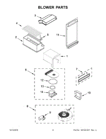 05 - Blower Parts parts for Maytag Range JDS1750ES1 from AppliancePartsPros.com
