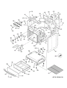 04 - Door & Drawer Parts parts for Ge Range JGB281DER6CC from AppliancePartsPros.com