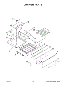 06 - Drawer Parts parts for Maytag Range JGS1450DB0 from AppliancePartsPros.com