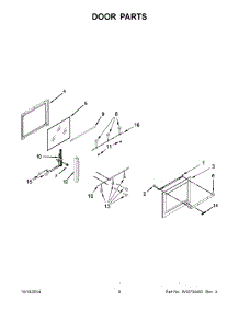 05 - Door Parts parts for Maytag Range JGS1450DP0 from AppliancePartsPros.com