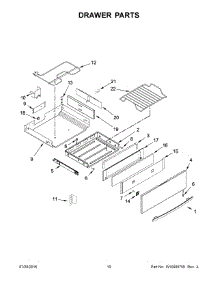 06 - Drawer Parts parts for Maytag Range JGS1450DS1 from AppliancePartsPros.com