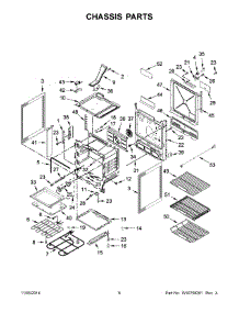 04 - Chassis Parts parts for Maytag Range JIS1450CDP0 from AppliancePartsPros.com