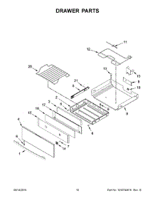 06 - Drawer Parts parts for Maytag Range JIS1450CDS0 from AppliancePartsPros.com
