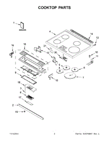 02 - Cooktop Parts parts for Maytag Range JIS1450DP0 from AppliancePartsPros.com