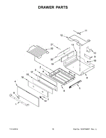 06 - Drawer Parts parts for Maytag Range JIS1450DP0 from AppliancePartsPros.com