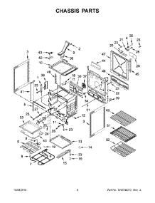 04 - Chassis Parts parts for Maytag Range JIS1450DS0 from AppliancePartsPros.com