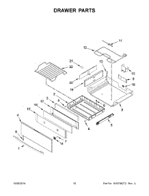 06 - Drawer Parts parts for Maytag Range JIS1450DS0 from AppliancePartsPros.com