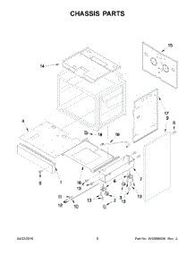 04 - Chassis Parts parts for Maytag Range JLRP430WP00 from AppliancePartsPros.com