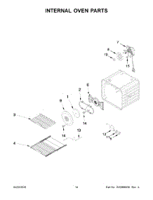 08 - Internal Oven Parts parts for Maytag Range JLRP430WP00 from AppliancePartsPros.com