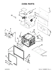 05 - Oven Parts parts for Maytag Range JLRP436WP00 from AppliancePartsPros.com