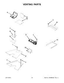 06 - Venting Parts parts for Maytag Range JLRP536WP00 from AppliancePartsPros.com