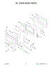 08 - 30" Oven Door Parts