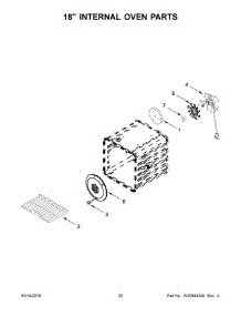 11 - 18" Internal Oven Parts parts for Maytag Range JLRP548WP00 from AppliancePartsPros.com