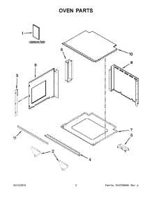 02 - Oven Parts parts for Maytag Microwave JMC2130WS02 from AppliancePartsPros.com