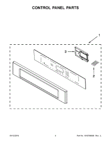 03 - Control Panel Parts parts for Maytag Microwave JMC2130WS02 from AppliancePartsPros.com