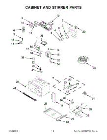 05 - Cabinet And Stirrer Parts parts for Maytag Microwave JMC2427DS01 from AppliancePartsPros.com