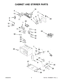 05 - Cabinet And Stirrer Parts parts for Maytag Microwave JMC2430DB00 from AppliancePartsPros.com
