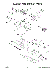 05 - Cabinet And Stirrer Parts parts for Maytag Microwave JMC2430DP01 from AppliancePartsPros.com