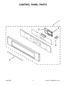 03 - Control Panel Parts parts for Maytag Microwave JMC2430WP02 from AppliancePartsPros.com