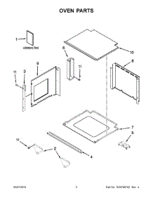 02 - Oven Parts parts for Maytag Microwave JMC2430WS02 from AppliancePartsPros.com