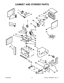 05 - Cabinet And Stirrer Parts parts for Maytag Microwave JMC2430WS02 from AppliancePartsPros.com