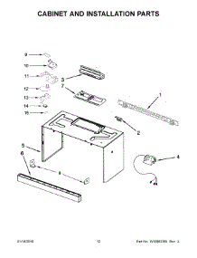 07 - Cabinet And Installation Parts parts for Maytag Microwave JMV8208WS1 from AppliancePartsPros.com