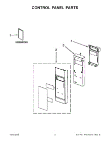 02 - Control Panel Parts parts for Maytag Microwave JMV9186WR2 from AppliancePartsPros.com