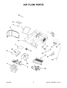 05 - Air Flow Parts parts for Maytag Microwave JMV9196CB1 from AppliancePartsPros.com