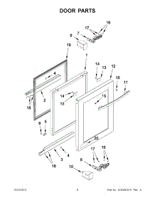 04 - Door Parts parts for Jenn-Air Ingredient Center JUB24FLARS00 from AppliancePartsPros.com