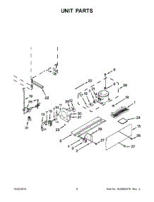 05 - Unit Parts parts for Jenn-Air Ingredient Center JUB24FRACX00 from AppliancePartsPros.com