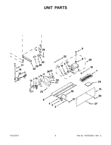 05 - Unit Parts parts for Jenn-Air Wine Cooler JUW24FRACX00 from AppliancePartsPros.com