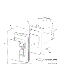 02 - Control Parts parts for Ge Microwave JVM3150DF1BB from AppliancePartsPros.com