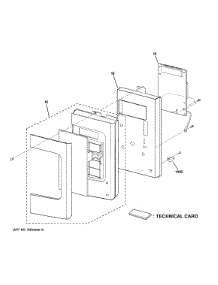 02 - Control Parts parts for Ge Microwave JVM3150RF1SS from AppliancePartsPros.com
