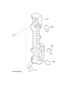 04 - Latch Board Parts parts for Ge Microwave JVM3150RF1SS from AppliancePartsPros.com