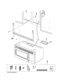 07 - Installation Parts parts for Ge Microwave JVM3150RF1SS from AppliancePartsPros.com