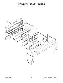03 - Control Panel Parts parts for Kitchenaid Range KDRS505XSS04 from AppliancePartsPros.com