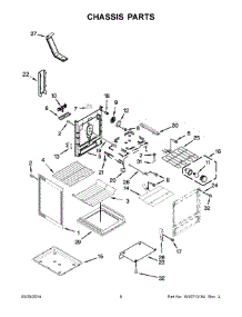 04 - Chassis Parts parts for Kitchenaid Range KERS202BSS1 from AppliancePartsPros.com