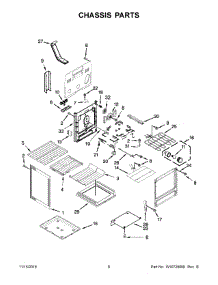 04 - Chassis Parts parts for Whirlpool Range KERS306BSS1 from AppliancePartsPros.com
