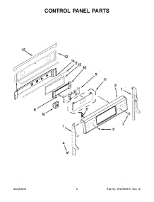 03 - Control Panel Parts parts for Whirlpool Range KERS505XWH05 from AppliancePartsPros.com