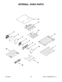 08 - Internal Oven Parts parts for Whirlpool Range KFDD500ESS02 from AppliancePartsPros.com