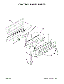 03 - Control Panel Parts parts for Whirlpool Range KFED500EBL01 from AppliancePartsPros.com