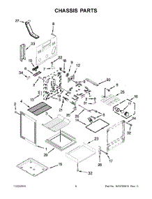 04 - Chassis Parts parts for Whirlpool Range KFEG500EBL0 from AppliancePartsPros.com