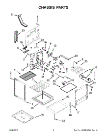 04 - Chassis Parts parts for Whirlpool Range KFEG500ESS1 from AppliancePartsPros.com