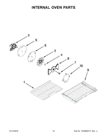 08 - Internal Oven Parts parts for Whirlpool Range KFGD500EBL01 from AppliancePartsPros.com