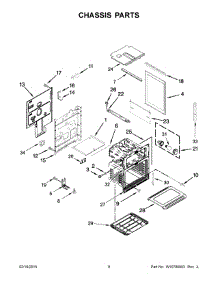 05 - Chassis Parts parts for Whirlpool Range KFGD500ESS00 from AppliancePartsPros.com