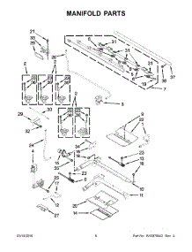 04 - Manifold Parts parts for Whirlpool Range KFGD500ESS02 from AppliancePartsPros.com