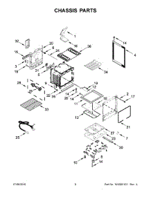 04 - Chassis Parts parts for Whirlpool Range KFGG500ESS1 from AppliancePartsPros.com